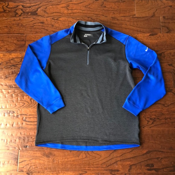 nike blue golf sweater